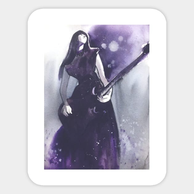 BandMaid bassist Sticker by joearc